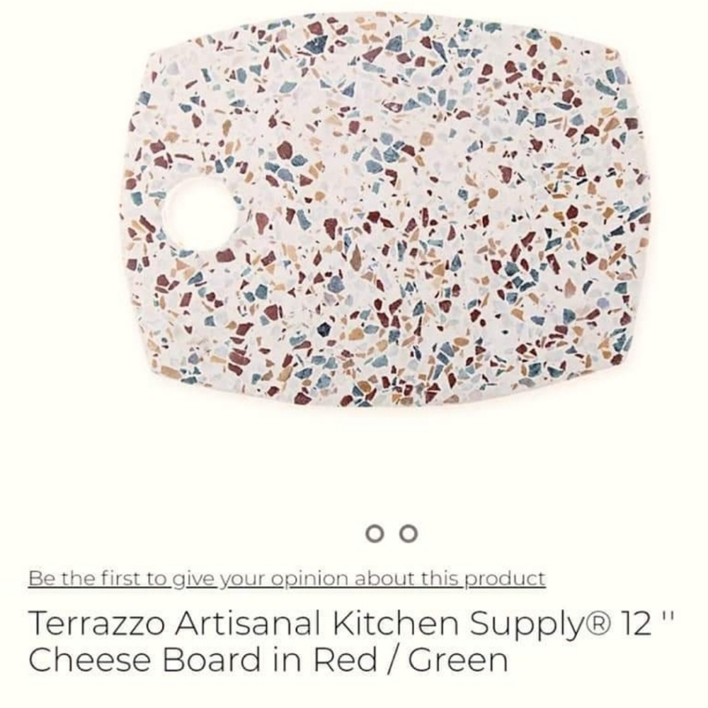 Terrazzo Artisanal Kitchen Supply® 12 '' Cheese Bo